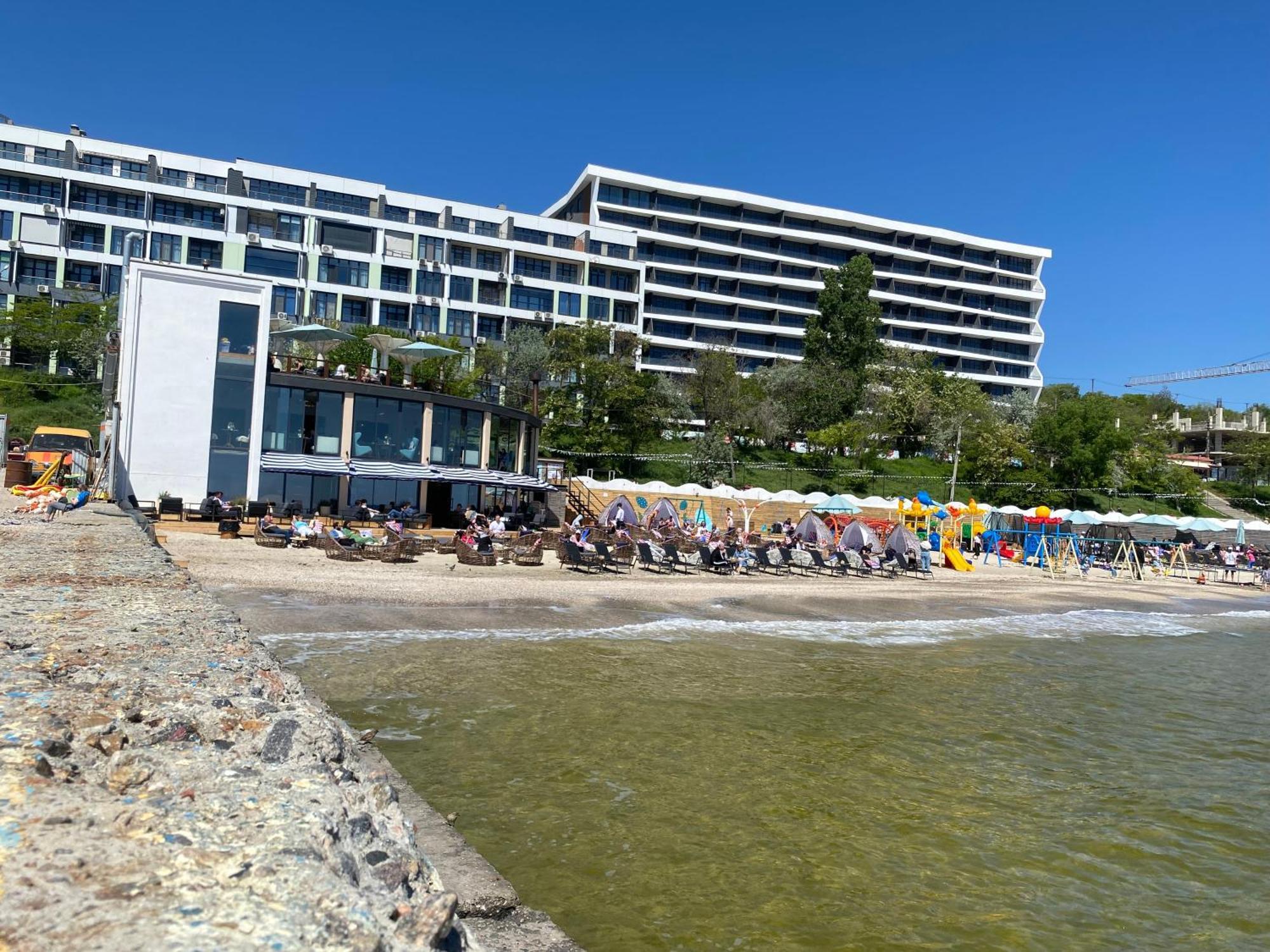 Одесса Калипсо У Моря На Пляже-Однокомнатные Апартаменты 24 Метра Exterior photo